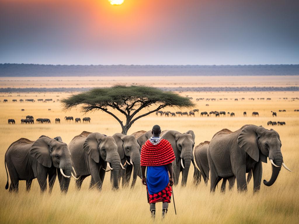 Maasai Mara Begegnung