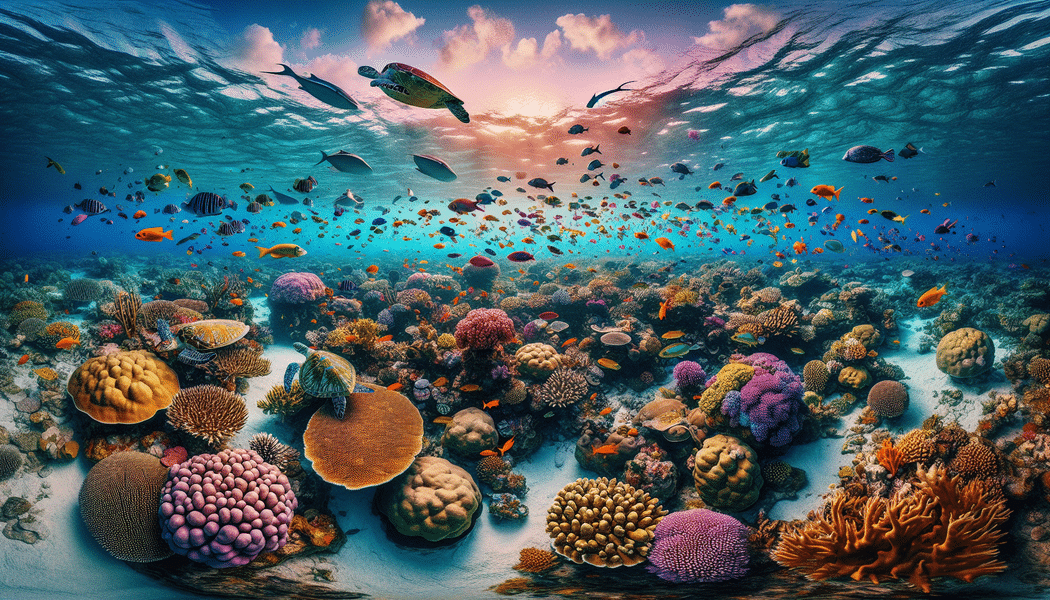 Vielfalt der Meerestiere: Haie, Rochen, farbige Korallen - Tauchparadies Belize Barrier Reef, Belize